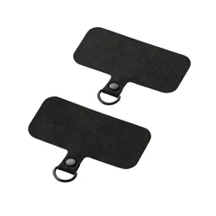 ストラップホールシート/2枚入り/1口タイプ/ブラック ELECOM エレコム P-STHD1BKN　【５営業日以内発送】 【定形外郵便にて発送】のサムネイル