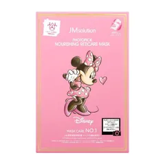 お得な2箱セット！ディズニー×JMソリューション フォトピックハリシングマスク RT(レチノール) 10枚入り ミニーマウス柄 かわいい スキンケア