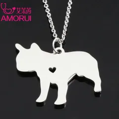 フレンチブルドッグ ネックレス シルバー ペンダント レディース メンズ 犬 シルバーシルバーP_0