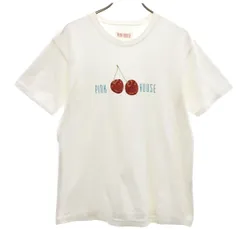 PINK HOUSE ピンクハウス 半袖 Tシャツ ホワイト レディース 古着