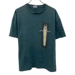 Tee Jays 半袖 プリントTシャツ XL ブルーグレー プルオーバー アメリカ製 90's 90年代 サーフ サーファー 古着卸 アメリカ仕入 a706-5333