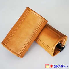 シートベルトバックルカバー 本革(キャメル)2個1組