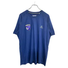 adidas 半袖 ロゴ Tシャツ XLサイズ アディダス スポーツ ネイビー ポリエステル 古着卸 アメリカ仕入 t2410-3071