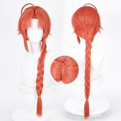 C-059 銀魂 神威 耐熱 ウィッグ コスプレ 夜兎族 - メルカリ