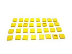 レゴ★未使用！黄色の１×１タイル３２点セット