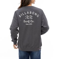 【SALE】2024秋冬 新品【BILLABONG/ビラボン】SOFT CLEAN ARCH LOGO トレーナー BSD レディース BE014001