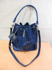 Samantha Thavasa サマンサタバサ ２WAY ハンドバッグ ショルダーバッグ ショルダー取外し可 ブルー