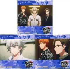 [중고] 배지 핀즈 MAD TRIGGER CREW 40mm 스퀘어 캔 배지 3개 세트 [Blu-ray/DVD 히프노시스 마이크-Division Rap Battle- Rhyme Anima 2] 아미아미 구입 특전