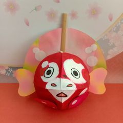 【 弘前ねぷた 300年祭 記念 】 なの 金魚ねぷた オリジナル 赤 水玉