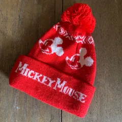 ヴィンテージ ディズニー ミッキーマウス ニットキャップ 帽子 昭和レトロ