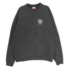 Girls Don't Cry ガールズドントクライ 19AW TONAL CREWNECK SWEATSHIRT 刺?ロゴ クルーネック 長袖 スウェット トレーナー グレー系 L【中古】のサムネイル