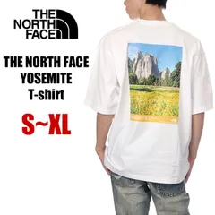【新品・未使用】【ホワイトW】ノースフェイス Tシャツ メンズ レディース THE NORTH FACE ザ・ノース・フェイス ヨセミテ シーナリー バックプリント 半袖 大きいサイズ ゆったり アウトドア ブランド S M L XL NT32436
