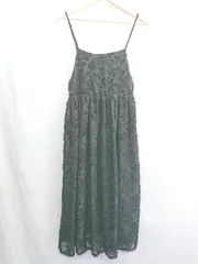 ◇ ⊂ CIAOPANIC チャオパニック 裏地あり ロング丈 ワンピース サイズF ブラック レディース E  【1502200003489】