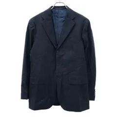 UNITED ARROWS ユナイテッドアローズ フランネル チェック3Bジャケット&スラックスパンツ セットアップスーツ 1123-161-4724 ネイビー 46