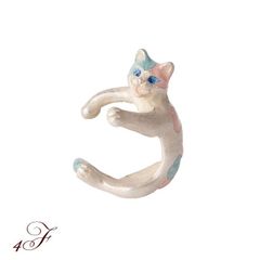 4F  パルナートポック  [送料無料]   ちょっかい イヤーカフ 正規取扱店 アクセサリー ネコ ねこ 猫 三毛猫 ミケ猫 雑貨 小物　パタパタ民族