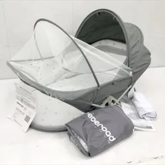 D8578◆ベビーベッド 折りたたみ式 組立不要 持ち運び ポータブル ベッドインベッド 蚊帳 収納袋 赤ちゃん 新生児 ベビー用品 ベビー寝具 Beberoad・Newmoon