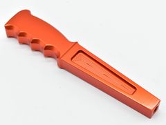 ハードカーゴ シフトノブ 色オレンジ MT車 250mmロングタイプのアルミ削り出し (M12×P1.25)のシフトノブ車 SHIFT KNOB 軽トラック用 HC-475