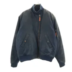 ダニエルクレミュ フライトジャケット M ネイビー DANIEL CREMIEUX SILVER LABEL 中綿入り メンズ