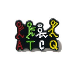A Tribe Called Quest ピンバッジ 正規品 新品 Stick Figures Logo ATCQ ヒップホップ
