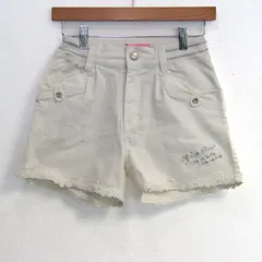 メゾピアノ ショートパンツ ボトムス レース ストレッチ キッズ 女の子用 Mサイズ ホワイト Mezzo Piano 【中古】