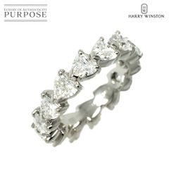 ハリーウィンストン HARRY WINSTON ハートシェイプ・プロングセット 8号 リング ダイヤ Pt 指輪 Diamond Ring【証明書】 90237836