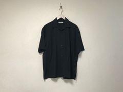 美品 EDIFICE別注 LACOSTE フルオープンポロシャツ オールブラック