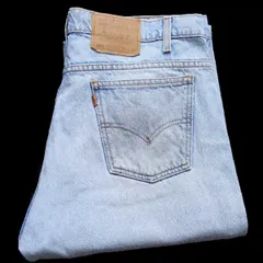 90s Levi'sリーバイス 505 デニムパンツ W38 L32★SDP4293 オールド ビンテージ ジーンズ ストレート アイスブルー ビッグサイズ