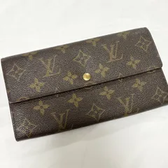 【送料無料】Louis Vuitton/ルイヴィトン/長財布/モノグラム/ブラウン/中古品/TH0030