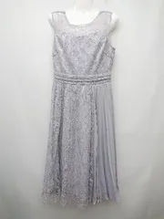 ◇ Dellise Noir レース 膝下丈 ワンピース サイズF ラベンダー系 レディース P  【1405230004818】