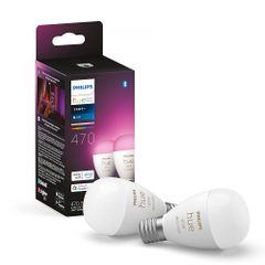 Philips Hue スマート電球 E17 40W フルカラー 2個 セット - フィリップスヒュー LEDライト スマートライト Alexa対応