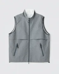 WILD THINGS ワイルドシングス ゲッコーリバーシブルベスト GECKO REVERSIBLE VEST GREY チェック アウトドア 新品のサムネイル