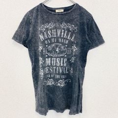 古着 used　papaya　半袖プリントTシャツ　NASHVILLE　ナッシュビル　Y2K　音楽　グレー　10サイズ