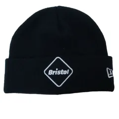 エフシーレアルブリストル F.C.Real Bristol FCRB ×New Era ニット帽 ビーニー ロゴ 刺繍 ネイビー 紺 0208のサムネイル