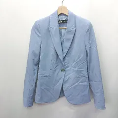 ◇ ZARA ザラ 長袖 ジャケット サイズEUR 34 USA 2 MEX 24 ライトブルー レディース E  【1408060004003】