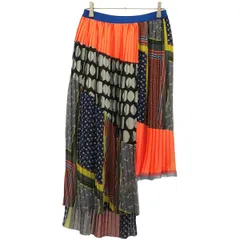 kolor カラー 20SS アシンメトリープリーツスカート 20SCL-S08129 ミックス 1のサムネイル