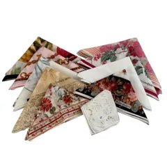 CELINE セリーヌ イヴサンローラン DIORなど ハンカチ10点セット ピンク 白 ベージュ マルチカラー ハンカチ 花柄 チェーン レディース