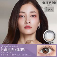 【安心のメーカー直販】envie アンヴィ マンスリー パルファムグロウ （1枚入り）  カラコン マンスリー 送料無料 度なし