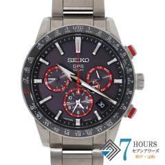 131765 SEIKO セイコー SBXC017 5X53-0AF0 ブラック TI ソーラー 純正ボックス