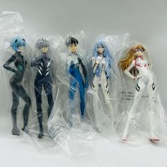 一番くじ エヴァンゲリオン フィギュア 5体 まとめ セット 碇シンジ 渚カヲル アスカ 綾波レイ アヤナミレイ 仮称 / B賞 C賞 E賞 D賞