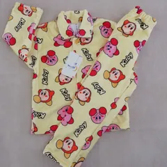 星のカービィ ミンクフリース パジャマ 2700473　クリーム