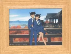 【中古】雑貨 工藤新一＆毛利蘭 コナンフォトスタンド 「Blu-ray 名探偵コナン 紅の修学旅行 鮮紅編・恋紅編」 予約購入特典