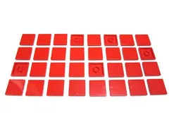 レゴ★未使用！赤色の２×２タイル３２点セット