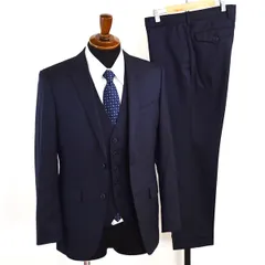 【美品】ザスーツカンパニー CERIMONIA スーツ 3ピース ブラック スーツカンパニー THE SUIT COMPANY 礼服 喪服 フォーマル
