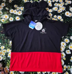 日本 futafuta ミッキーマウス 半袖 フード付きTシャツ キッズ 130