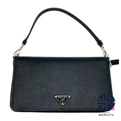 PRADA プラダ 2ML051 黒 ブラック サフィアーノ トライアングルロゴ オーガナイザー メンズ ブランド 小物 サイフ 財布