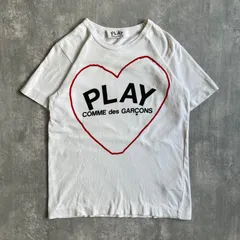 PLAY COMME des GARCONS プレイコムデギャルソン AD2005 フィリップパゴウスキー ハートロゴ S/S TEE Mサイズ AZ-1T031