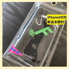 スマホケース　スマホカバー  iPhoneXR 　ブラック　シャカシャカ