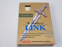 FC★THE ADVENTURES OF LINK ZELDA 2 NES 海外版 北米版 説明書傷み 端子清掃済★箱付・説明書付・ソフト付★動作確認済