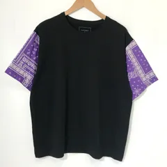 SOPHNET. BANDANA TEE 切替 バンダナTシャツ 美品 SOPH-230028 半袖 カットソー カジュアル メンズ Mサイズ ソフネット トップス A13711◆