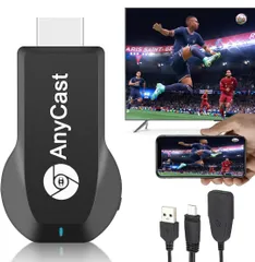 ★Smalife hdmi ミラーキャスト [Anycast・正規品] ワイヤレス ミラーリング クロームキャスト phone&Android テレビ接続 4K HD 1080P iOS＆Android＆Windows＆MAC OS対応
